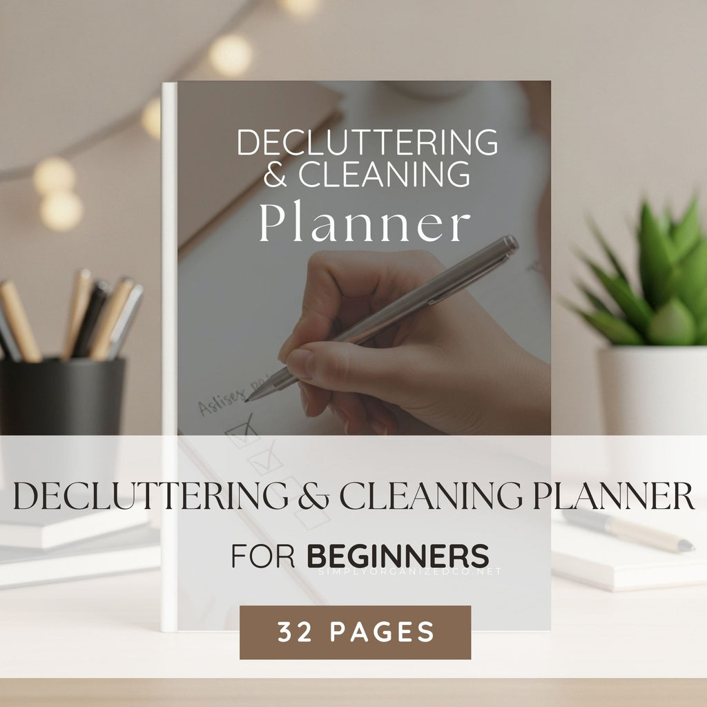 Decluttering and Cleaning Planner