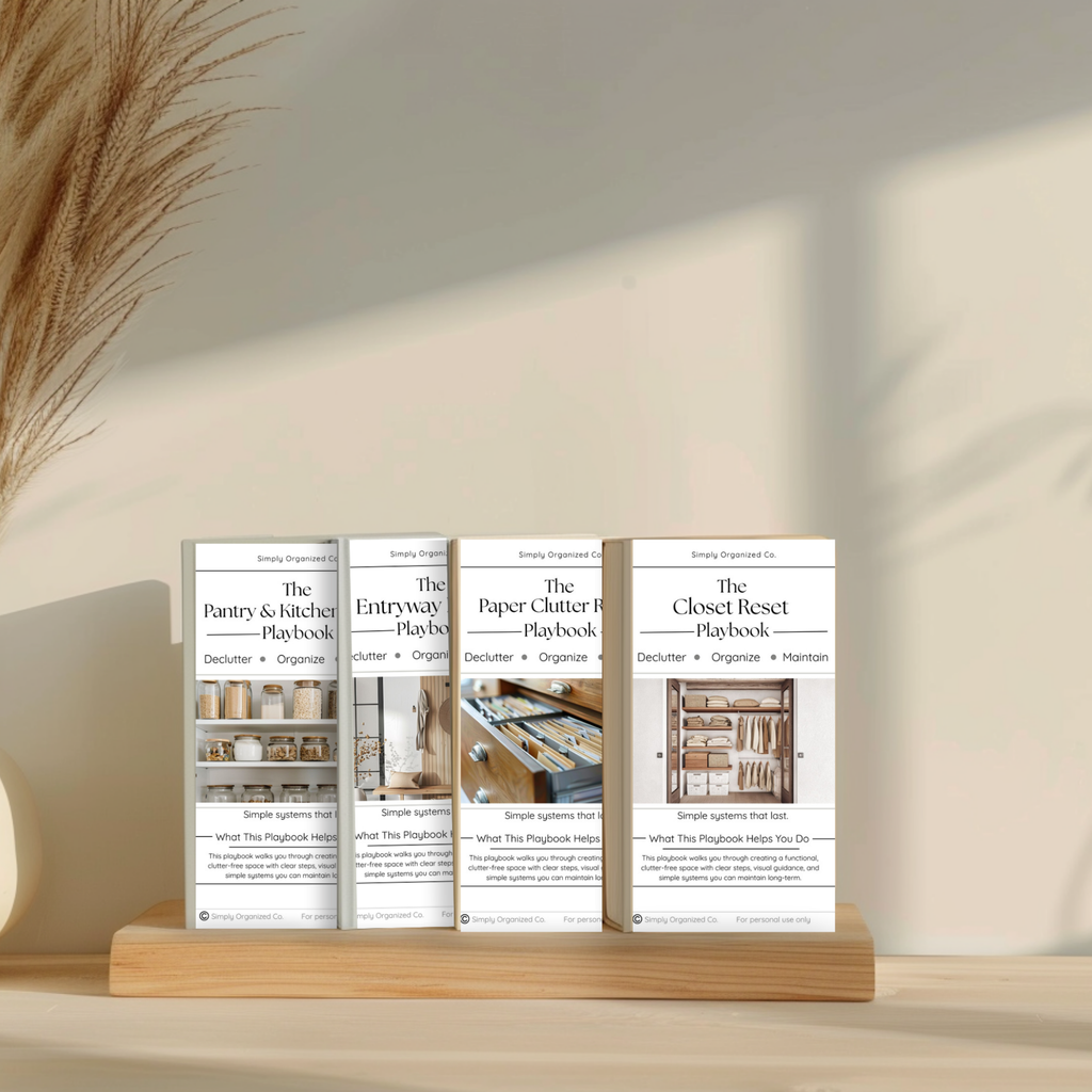 The Ultimate Home Organization Visual Guide Reset Playbook Collection