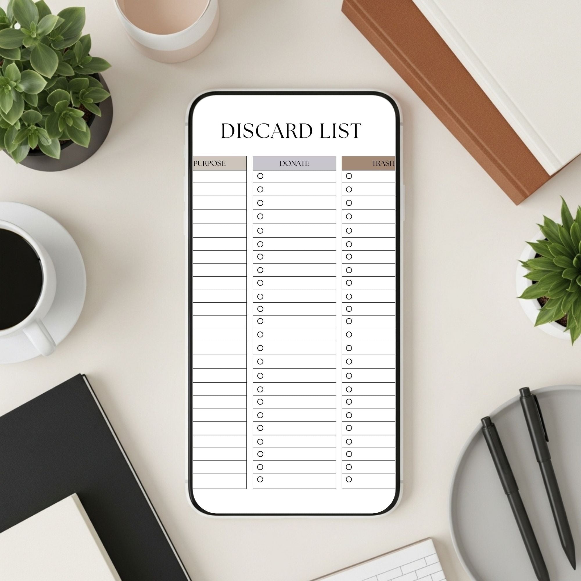 Decluttering and Cleaning Planner