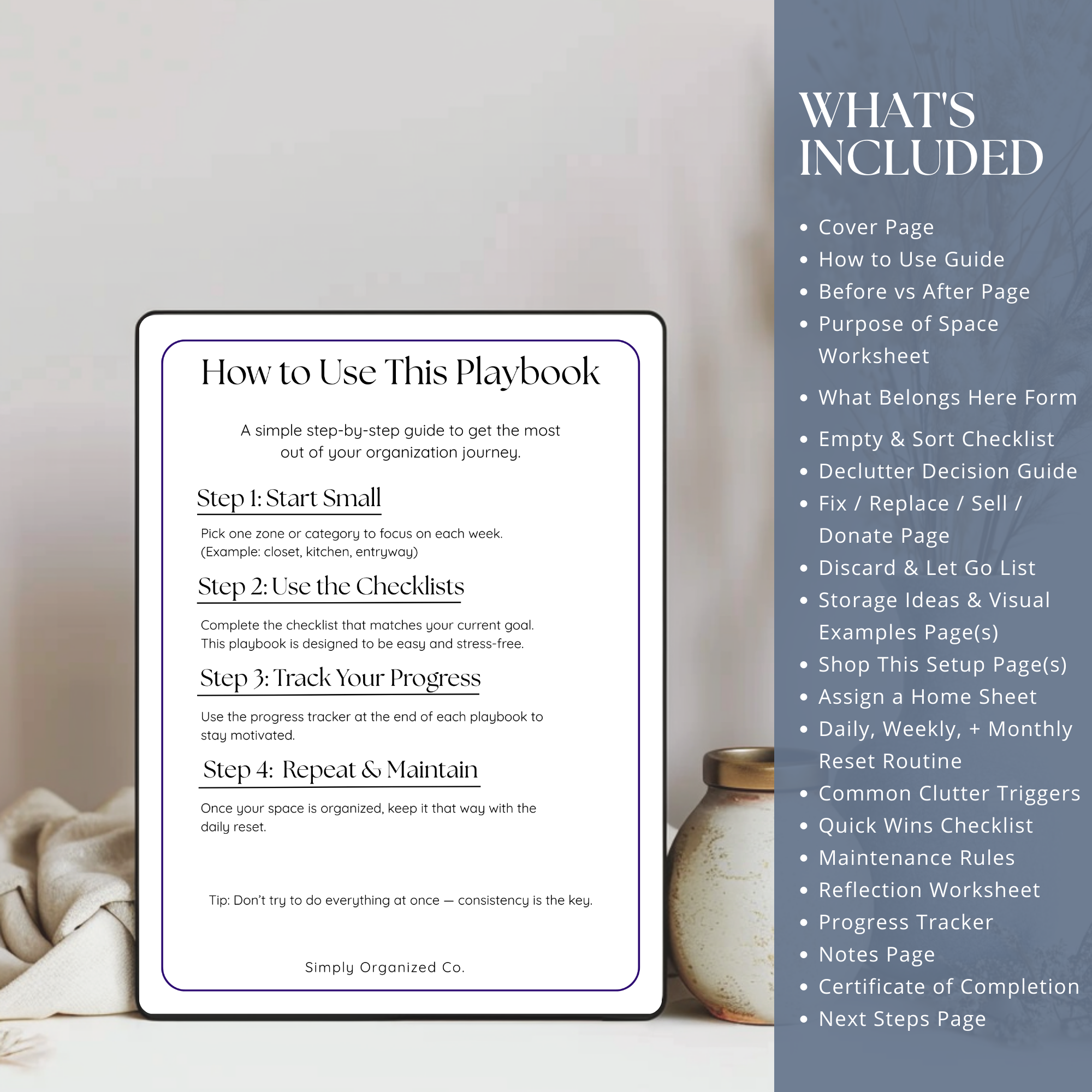 Closet Organization Visual Guide Reset Playbook