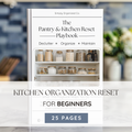 Pantry & Kitchen Organization Visual Guide Reset Playbook