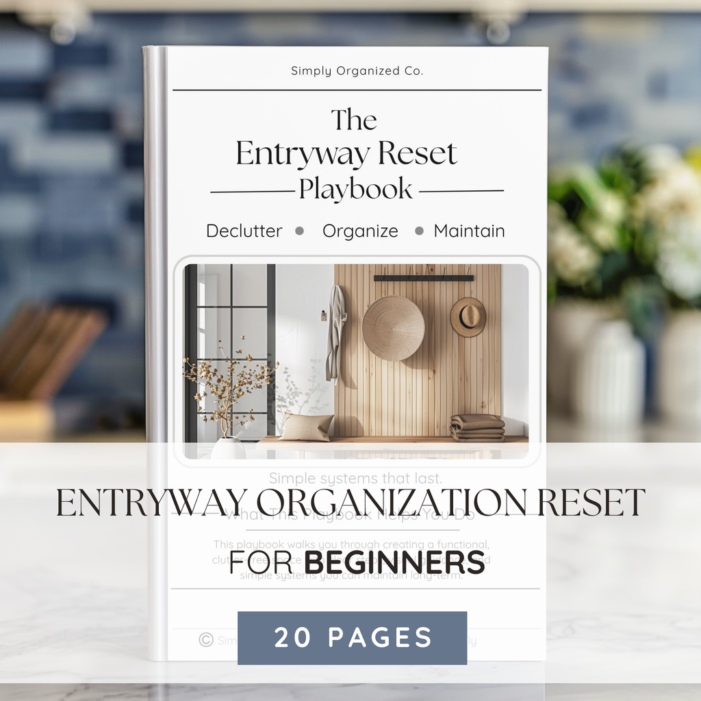 Entryway Organization Visual Guide Reset Playbook