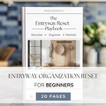 Entryway Organization Visual Guide Reset Playbook
