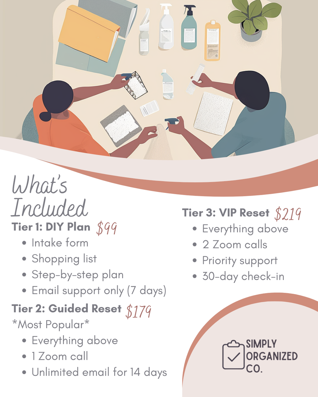 1 on 1 Organization Help For One Space: Tier 3 VIP Reset